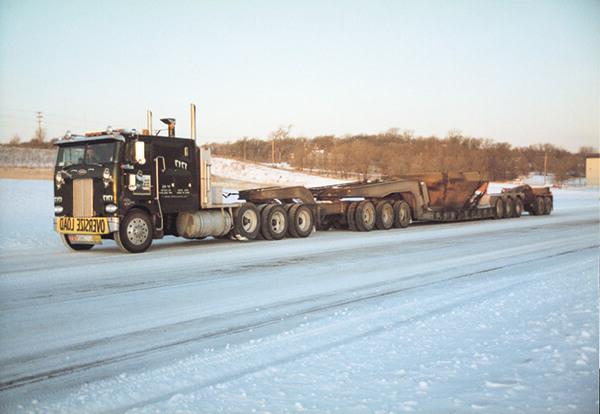 Art Cromey’s new Cozad trailer in November.